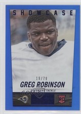 2014 Panini Hot Rookies Rookie Showcase 19/79 Greg Robinson #370 1s8