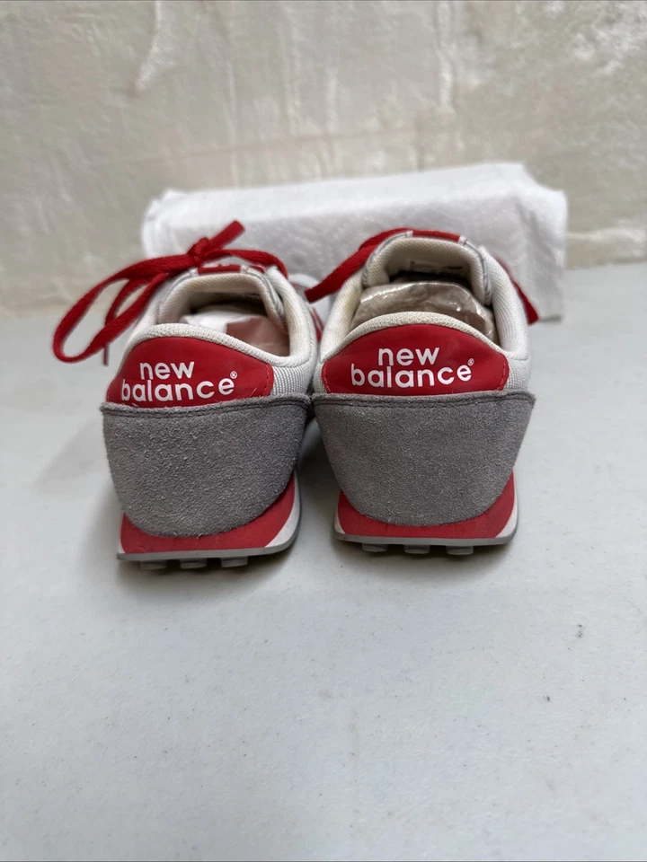 New Balance Shoes Womens 9 - WL410SFC Suede Red & Gray Running Sneakers (stains) - Image 4 of 4