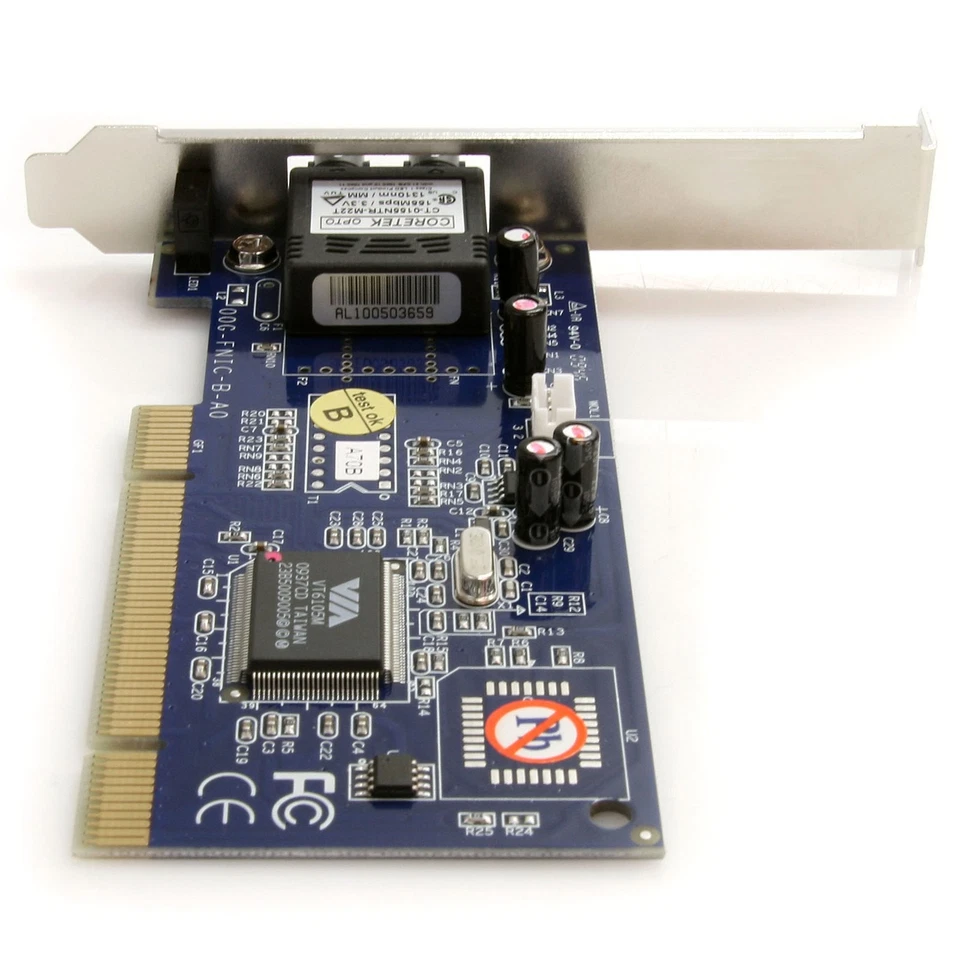 100Mbps PCI Network Adapter Multi Mode ST Fiber Ethernet NIC 2km  - Image 4 of 4