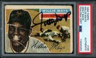 Willie Mays HOF Signed 1956 Topps #130 Gray Back PSA/DNA AUTHENTIC AUTO