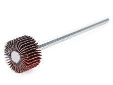 30mmx15mm F&auml;cherschleifer, Korn120, Schaft-Sondergr&ouml;&szlig;e: 6x100mm 120