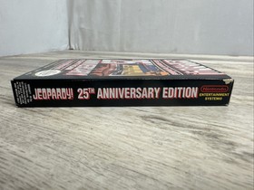Jeopardy: 25th Anniversary Edition NES Nintendo With Box Manual Sleeve Excellent