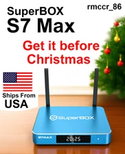 New SuperBOX S7 Max - 7 Day Time Shift Android Streaming - Same Day Shipping