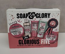 Soap Glory Glorious Five Gift Set Body Butter Wash Scrub Hand Cream Face New