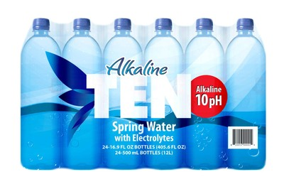#ad Ten Alkaline Spring Water Ph 10 High In Electrolytes 16.9 Ounce Bot $31.29