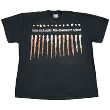 Vintage NIN Nine Inch Nails The Downward Spiral XL Single Stitch T-Shirt REPRINT