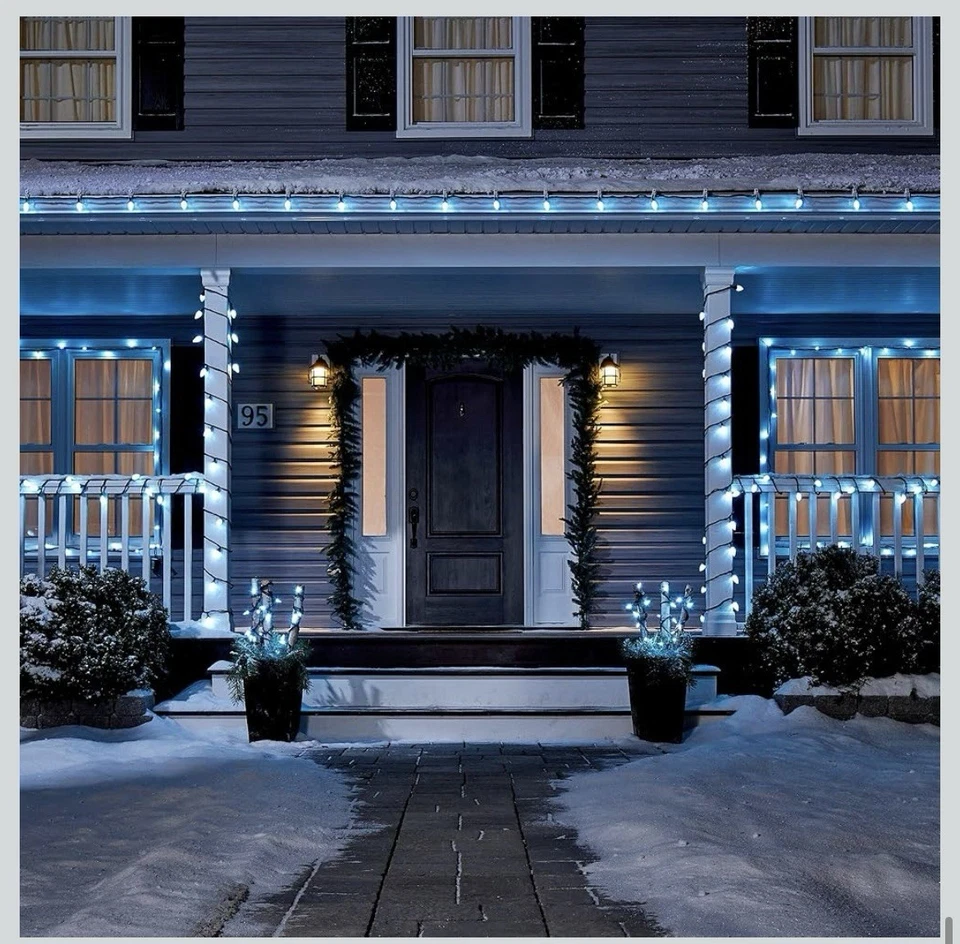 NOMA LED Light Set - C9 - Pure White & Blue 25-Ct. - 16.8 Ft Strand - Image 3 of 4