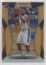 2019 Panini Prizm Draft Picks Neon Orange 30/149 Justin Wright-Foreman #55 0c2