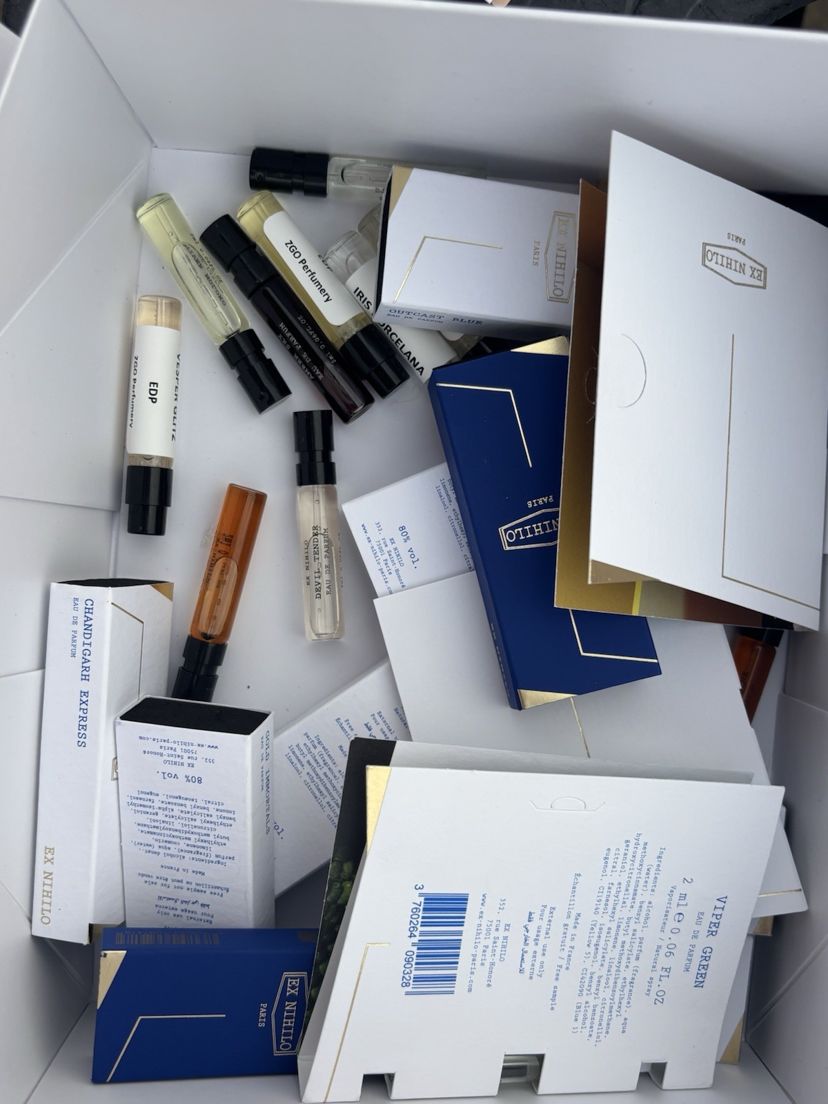 100% AUTHENTIC EX NIHILO EDP  7.5 ml OR 2 ml *You Pick Fragrance* Travel Spray