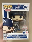 Funko Pop! MLB Clayton Kershaw Los Angeles Dodgers  #07 Away Jersey Vaulted New