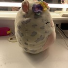 Squishmallows Cow Plush Floral Crown White Gray Pink Washable Medium SQCR01470 — photo 4