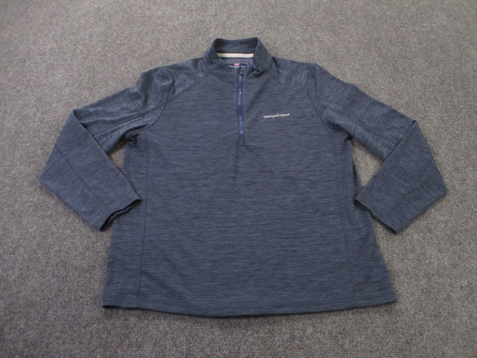 Vineyard Vines Jacket Men L Pullover Grid Lined Outdoors Golf Performance Active