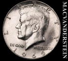1966 Kennedy Half Dollar- Silver Choice Gem Brilliant Unc- Luster #L6965
