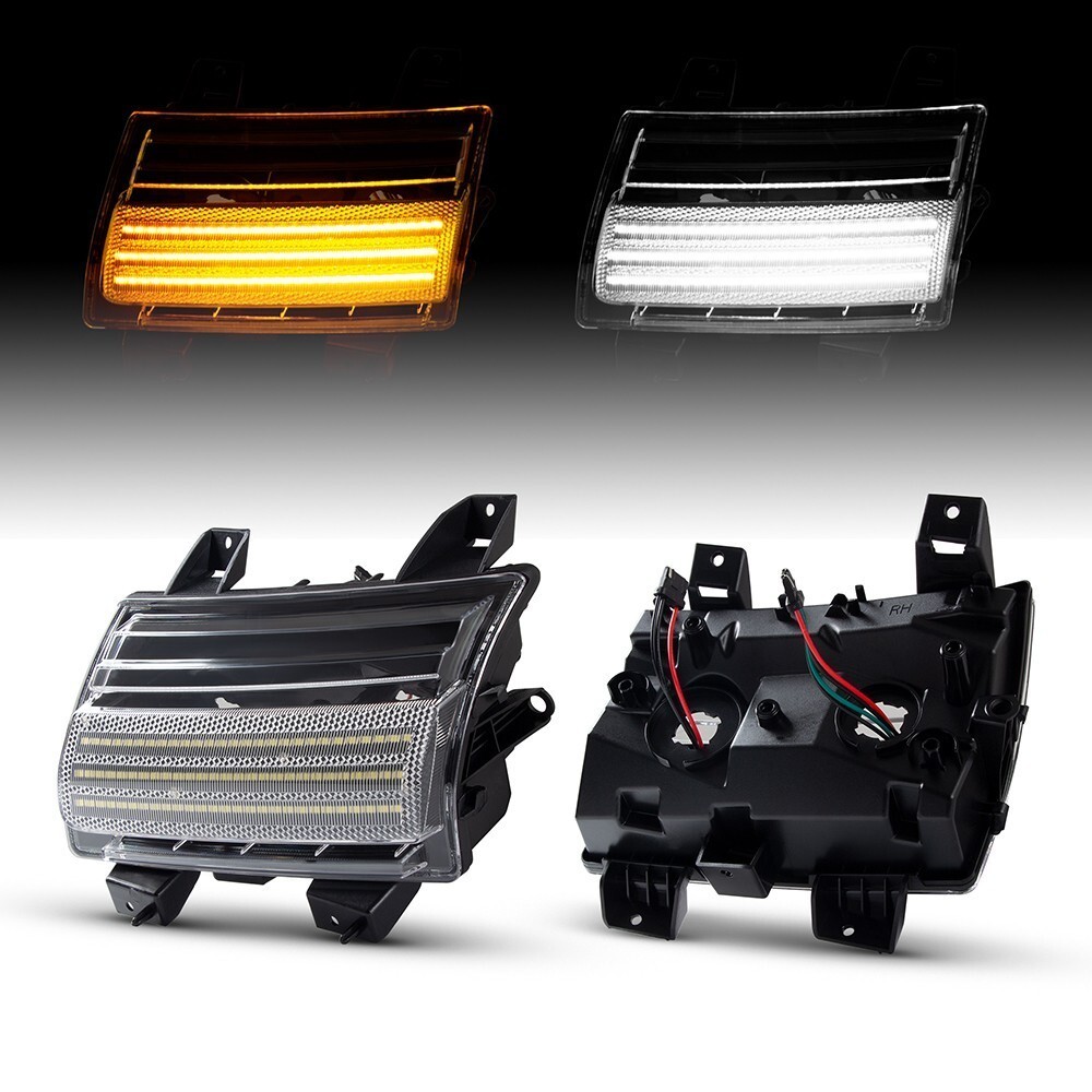 LED Sequential Turn Signal Lights For Jeep Wrangler JL 18-23 & Gladiator JT 2020 thumbnail 4