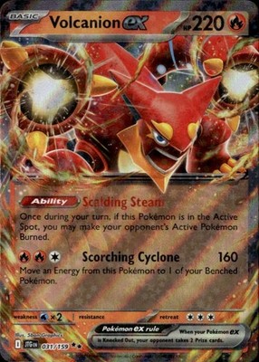 Volcanion ex - Double Rare JTG SV09: Journey Together 031/159
