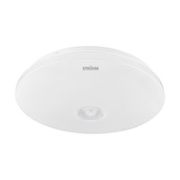 Led Deckenleuchte Bewegungsmelder 4000 K 1210 Lm Rund Ø 25,5 Cm Weiß Deckenlampe