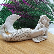 Creative Mermaid Figurines Ornament Sculpture Small Nordic for Office Gift