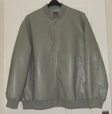 BNWOT GREY ZIPPED BOMBER JACKET FROM PRIMARK SIZE XL 18-20