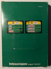 Las Vegas Poker and Blackjack Intellivision Game 1979 CIB Box Tested Fast