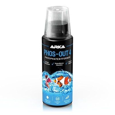 Phosphatentferner Aquarium ARKA Phos-Out 4 118ml PO4-Entferner Süß- & Meerwasser