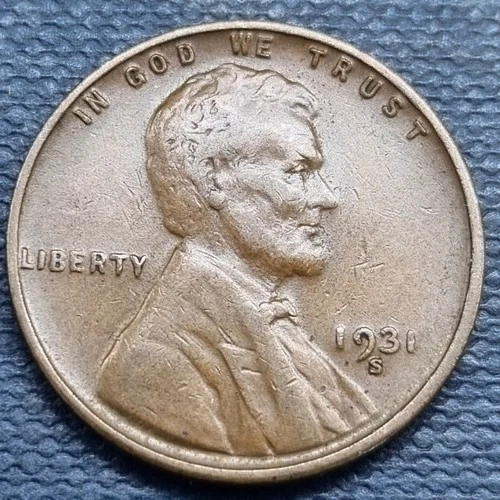1931 S Lincoln Wheat Cent 1c VF - XF Better Grade San Francisco Key Date #100383