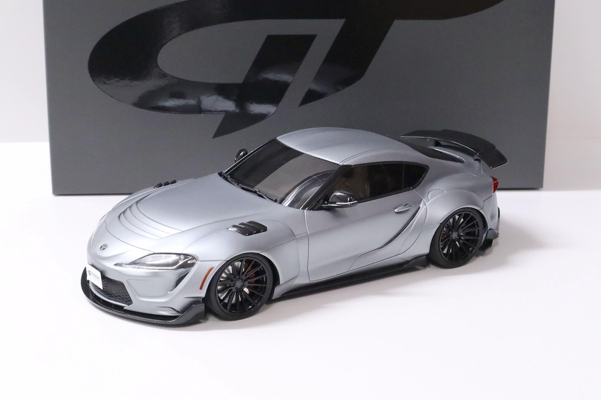 1/18 GT SPIRIT Toyota Supra Prior Design Fantôme 2020 Argent GT343