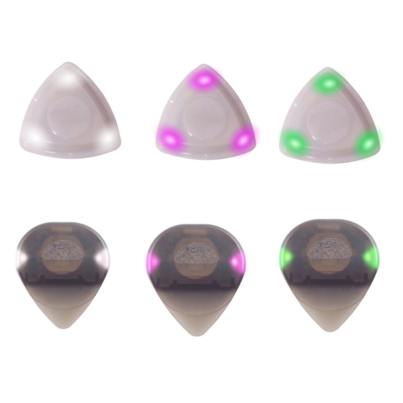 LED Glowing Guitar Pick Acoustic Guitar Plectrums Musical Instrument Accessory