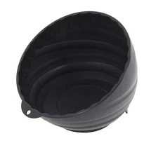 Pvc Coated Magnetic Parts Tray Dish Deep Type 145 X 112 mm Matt Black Finish