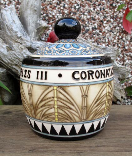 Moorcroft CORONATION Deckeltopf 956/6 Ladenpreis £1100 King Charles lll 6/5/23 - Bild 6 von 22