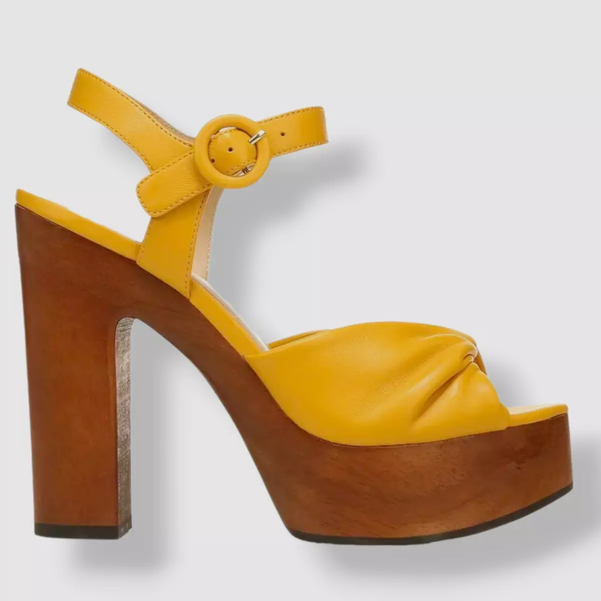 Yellow flatform deals sandals