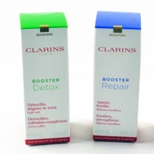 Clarins Booster Duo Pack Detox / Repair - Size 15mL / 0.5 Oz. EACH