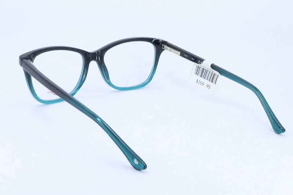 Monturas de anteojos Candie's CA0134 verde azulado cuadrado para mujer con borde completo 51-16-135 Foto 4 de 4