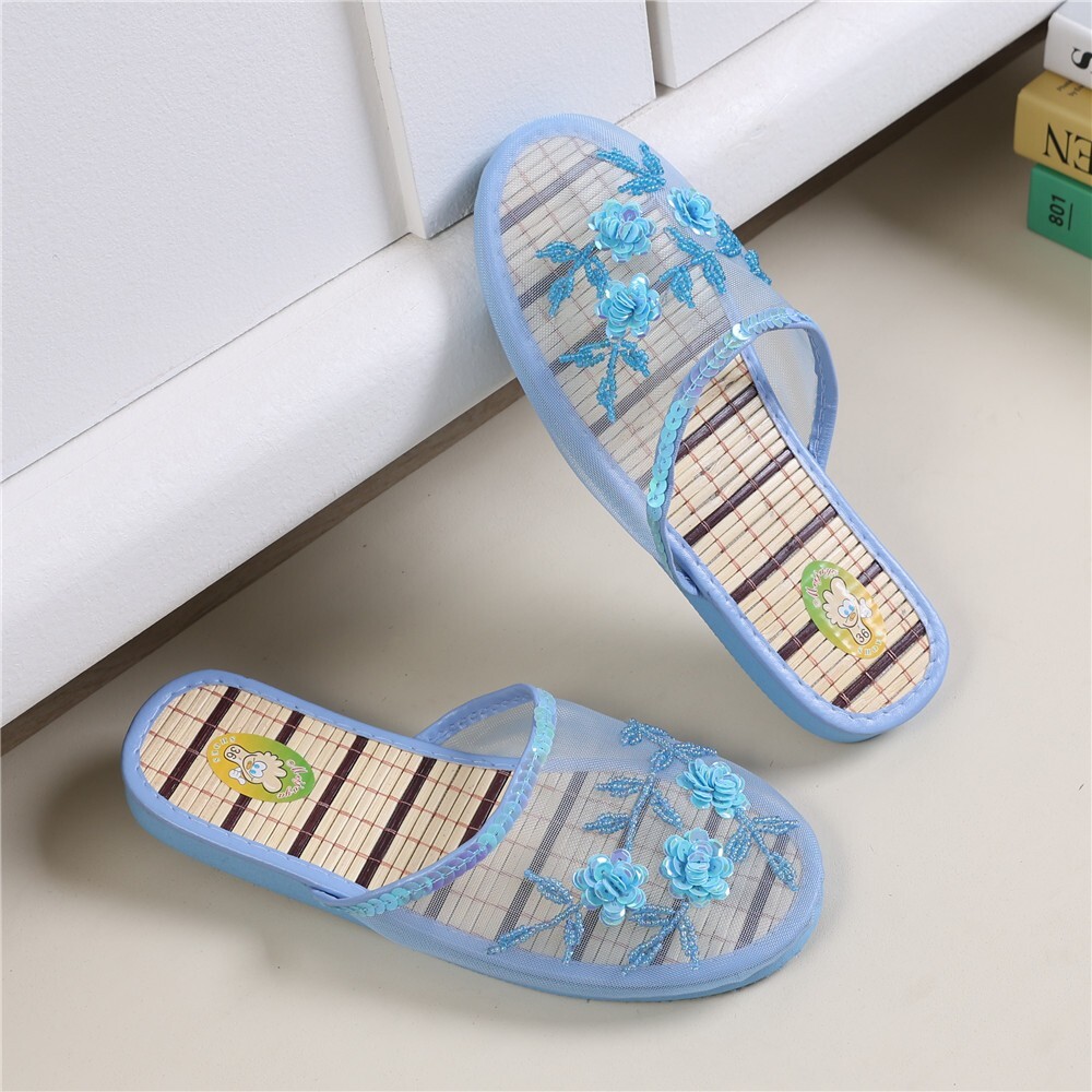 PANTOFOLA D’ORO Ciabatte donna cinesi e statunitensi sandali slip scarpa ricamo