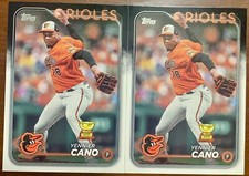 2024 Topps Series 1 Yennier Cano Lot (2) Rookie Cup Baltimore Orioles