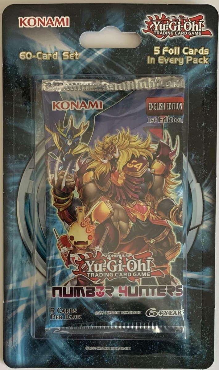 Yu-Gi-Oh! Number Hunters Booster Sealed Card Game Pack - English Edition