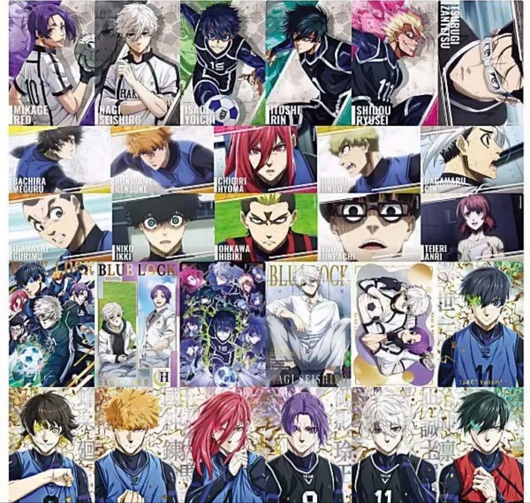 BLUE LOCK Wafer Card vol.4 Complete set All 28 types BANDAI Japan