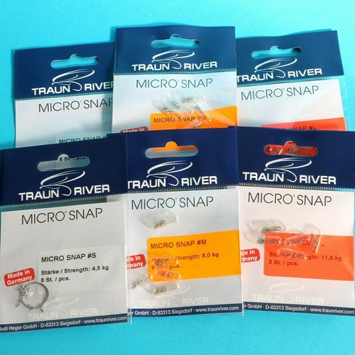 Traun River MICRO SNAP  Größe S, M und L extreme Stabilität Fliegenverbinder - Bild 1 von 5