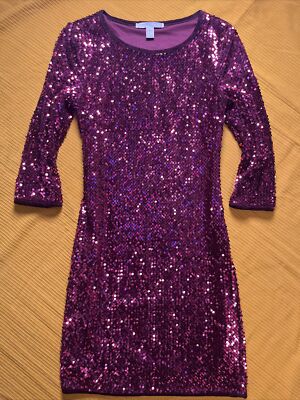 Fuchsia Sequin Velvet Mini Dress Forever 21 Contemporary Size XS | eBay Fuchsia Sequin Velvet Mini Dress Forever 21 Contemporary Size XS | eBay