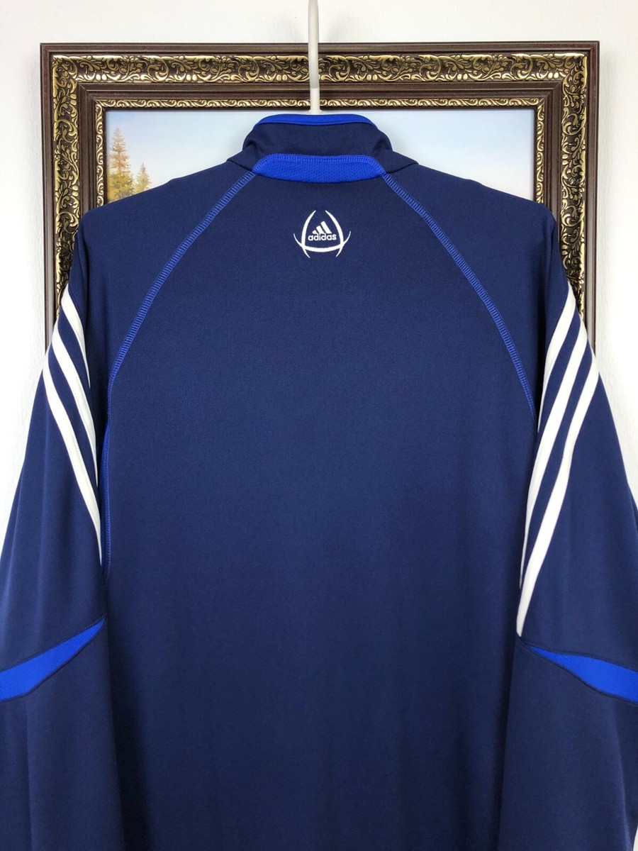 ブランド古着！2011年 adidas FC Schalke 04 ジャージ Schalke 04 Adidas Tracksuit Top Jacket - Blue - XL – Headlock
