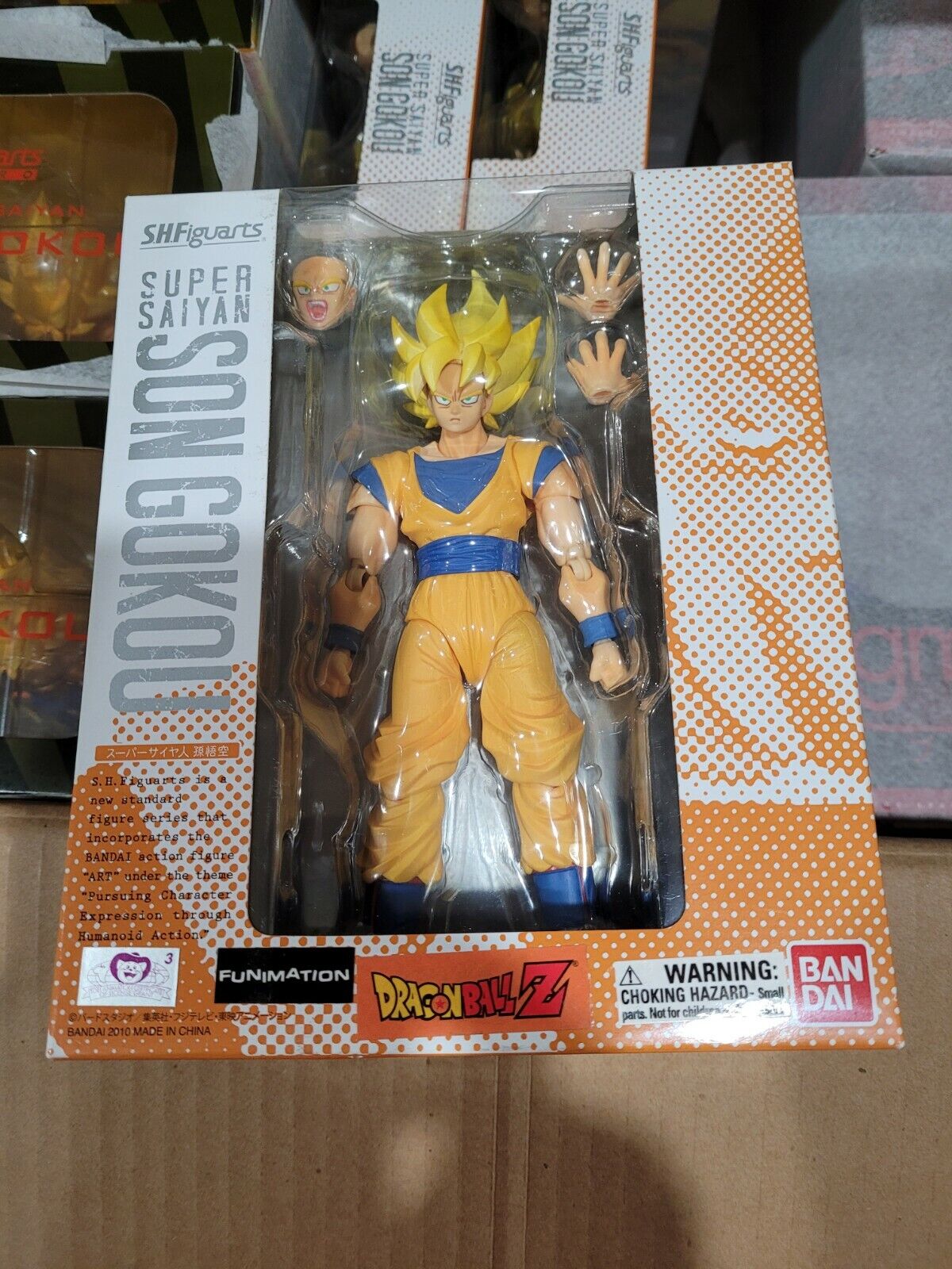 S. H. Figuarts Son Goku ( Gokou ) Dragon Ball Z : Bandai Action Figure ( bonecos DBZ articulados) - Arte em Miniaturas