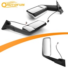 Chrome Door Mirror Powerheated For Freightliner New Cascadia 2018 Right Side