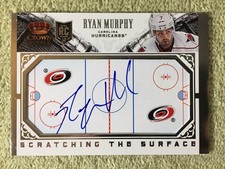 2013-14 Crown Royale RYAN MURPHY RC Scratching the Surface Autograph Hurricanes