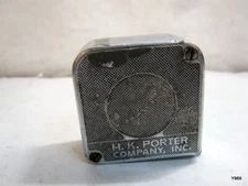 Vintage Disston Carlson 10 ft. No. 3310 Tape Measure HK Porter yellow Stanley