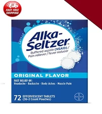 Alka-Seltzer Original Antacid Relief Effervescent Tablets 72 Count