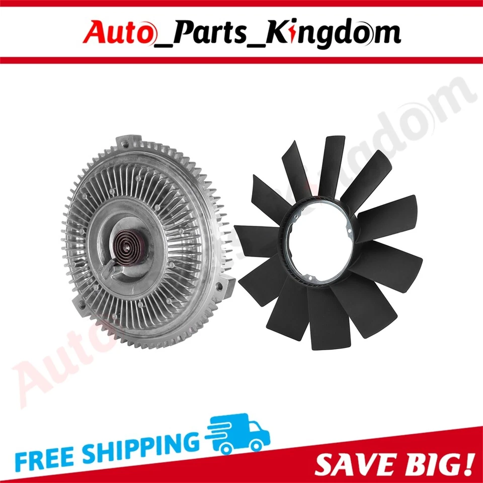 Conjunto de ventilador de refrigeración condensador radiador para BMW 330i 325xi X5 2001-2005 Foto 3 de 4