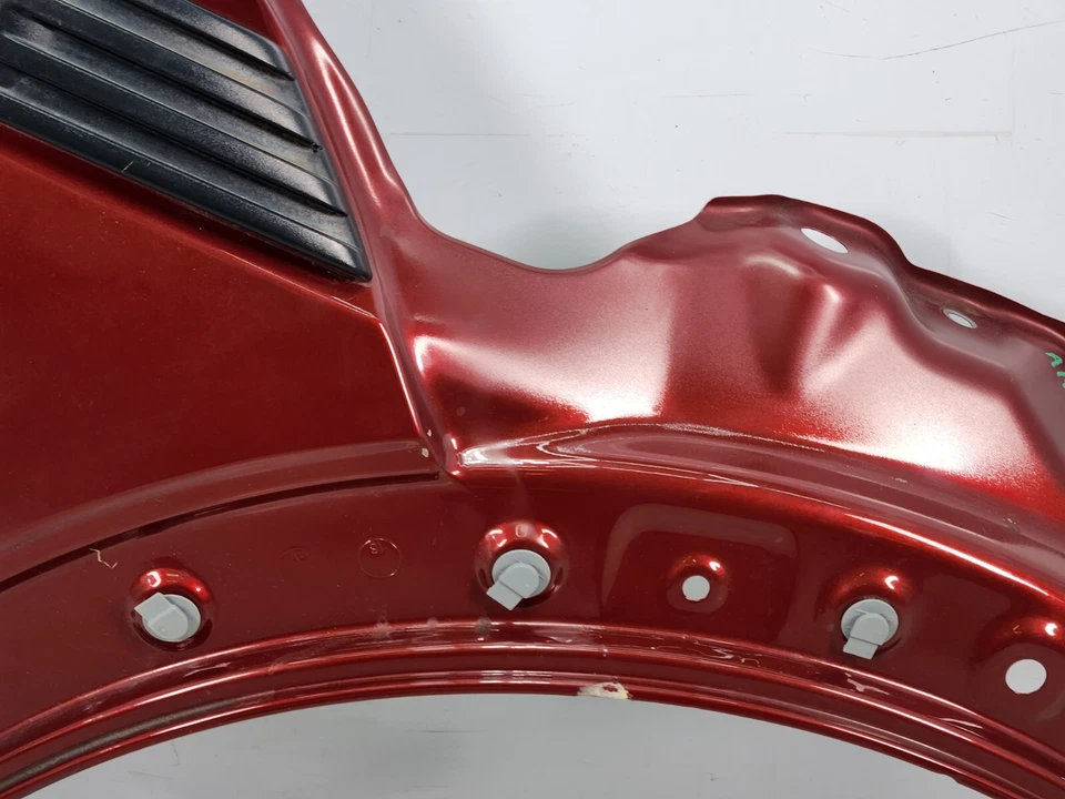 ✅ 08-14 OEM Mini Cooper R55 Clubman Delantero Derecho Pasajero Guardabarros Panel Rojo 857* Foto 4 de 4