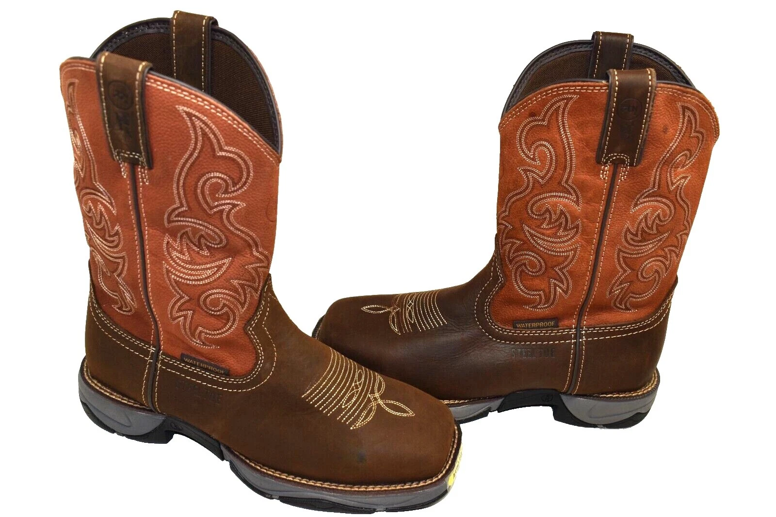 Men's Leather Upper Tony Lama Steel Toe