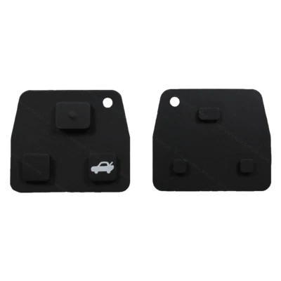 KONIKON 2 Stück 3 Tasten Tastenfeld Gummi Taste Auto Schlüssel passend für Toyota Lexus