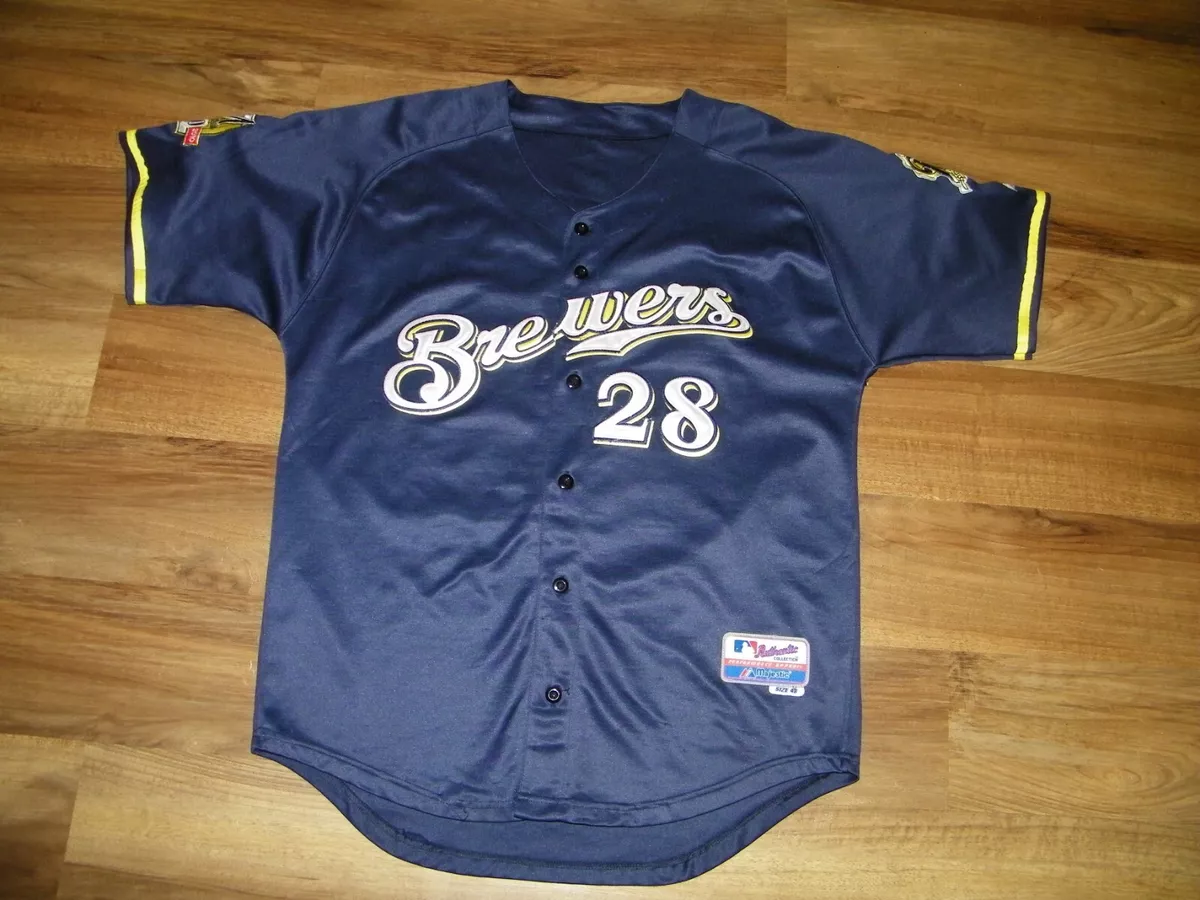 AUTHENTIC PRINCE FIELDER MILWAUKEE BREWERS 40TH ANNIVERSARY