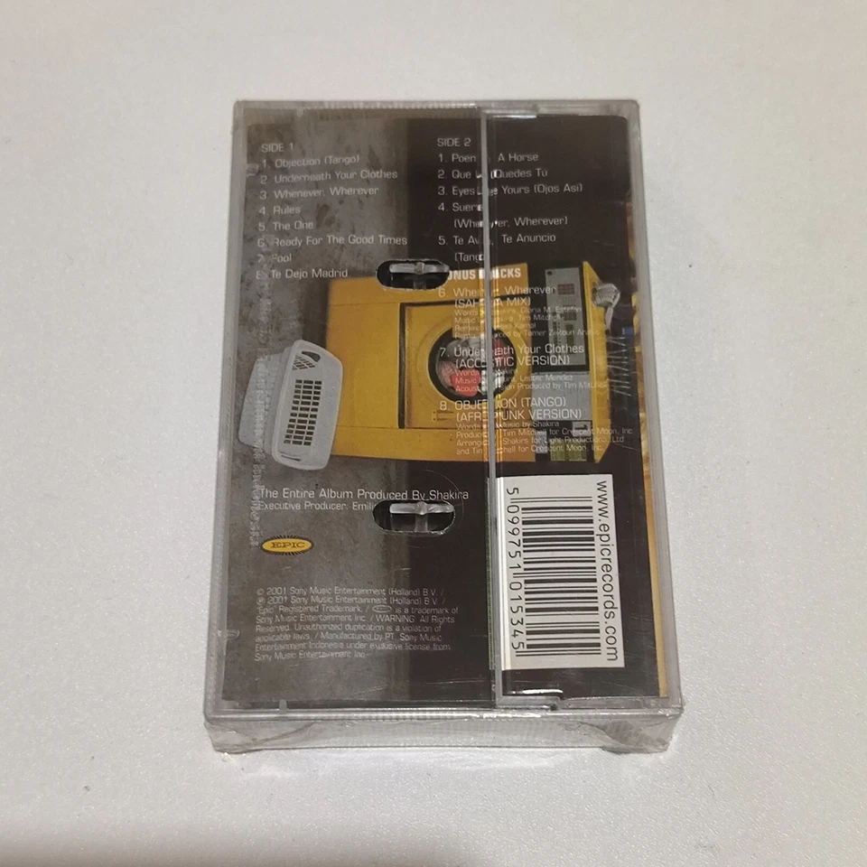 Shakira - Laundry Service 2001 + 2 Bns track original indonesia tapes 2005 NEW - Image 2 of 4